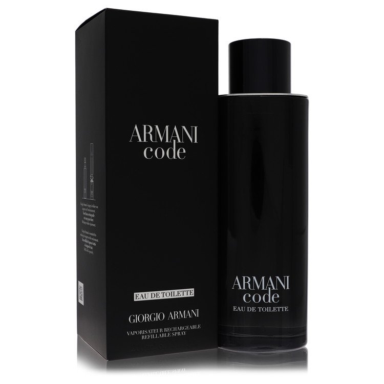 Armani Code by Giorgio Armani Eau De Toilette Spray Refillable 6.7 oz Armani Code by Giorgio Armani Eau De Toilette Spray Refillable 6.7 oz
